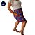 Shorts Curto Plus Size em Tecido Africano Estampado Poá Colorido - Imagem 3