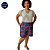 Shorts Curto Plus Size em Tecido Africano Estampado Poá Colorido - Imagem 5
