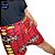 Shorts Tecido Plus Size Estampado Africano Vermeho 100% Algodão - Imagem 3