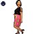 Shorts Tecido Plus Size Estampado Pink Africano 54 - Imagem 5