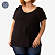 Blusa Básica Plus Size 46 ao 54 Decote V Malha Manga Curta - Imagem 13
