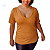 Blusa Básica Plus Size 46 ao 54 Decote V Malha Manga Curta - Imagem 5