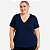 Blusa Básica Plus Size 46 ao 54 Decote V Malha Manga Curta - Imagem 8