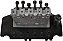 PONTE FLOYD ROSE RONSANI PARA GUITARRA PRETA COMPLETA - Imagem 6