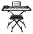 TECLADO ALESIS 61 TECLAS 300 RITMOS KIT SUPORTE BANQUETA - Imagem 2