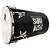REBOLO SAMBA MUSIC MADEIRA 50X12 PVC PRETO WOOD - Imagem 1