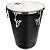 REBOLO SAMBA MUSIC MADEIRA 50X12 PVC PRETO WOOD - Imagem 2