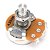 POTENCIOMETRO A250K CUSTOM SOUND LOGARITIMICO CPT 25A - Imagem 1
