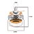 POTENCIOMETRO B500K CUSTOM SOUND LOGARITIMICO CPT 50B - Imagem 4