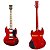 GUITARRA ENCORE MODELO SG E69 CHERRY RED - Imagem 7