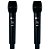 MICROFONE SEM FIO CUSTOM SOUND CW-60 DUPLO DINÂMICO - Imagem 2
