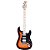 GUITARRA ELETRICA MICHAEL ROCKER SUNBURST STRATO COM EFEITO - Imagem 1