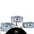 BATERIA MICHAEL LEGACY SLIM DML410 BUMBO 20" VINTAGE BLUE - Imagem 3