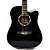 VIOLÃO STRINBERG FOLK ELÉTRICO LE30C PRETO COM AFINADOR - Imagem 2