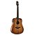 VIOLAO MALIBU ELETRICO FOLK SERIE VENICE HALFCUTWAY MOGNO - Imagem 1