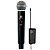 MICROFONE SEM FIO TRASMISSOR RECEPTOR CUSTOM SOUND CW 20 - Imagem 1