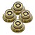 KNOB CUSTOM SOUND TOP HAT VOL,VOL,TONE,TONE CKB-3 GD - Imagem 1