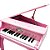 PIANO INFANTIL DE CALDA CUSTOM KIDS CKPI 30 TECLAS ROSA PK - Imagem 3