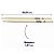 BAQUETA NOVA VIC FIRTH 5A PONTA DE MADEIRA N5A USA HICKORY - Imagem 5