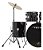 BATERIA VOGGA ACUSTICA SERIE URBAN VPD122 BK PRETA - Imagem 3