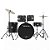 BATERIA VOGGA ACUSTICA SERIE URBAN VPD122 BK PRETA - Imagem 1