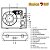 TOCA DISCO RAVEO WOOD, FM, BLUETOOTH REPRODUZ E GRAVA - Imagem 5