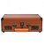 VITROLA TOCA DISCOS MALETA RAVEO SONETTO VINTAGE BROWN - Imagem 4