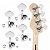 TARRAXA BAIXO JAZZ BASS ANDALUZ 4 EM LINHA CROMADA - Imagem 1