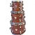 BATERIA ZOAWG COMPLETA JUNIOR BUMBO 16' DARK WOOD Z1 - Imagem 4