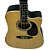 VIOLAO ELETRICO MYTH FOLK NATURAL DARK BROWN MT41 FSCE - Imagem 2