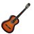 VIOLAO MYTH MT39N NYLON ACUSTICO SUNBURST - Imagem 4