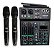 MESA DE SOM DEVOX DGT-5 COM DOIS MICROFONES SEM FIO - Imagem 1