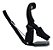 Capotraste Para Guitarra  Kyser Short Cut Black - Imagem 1