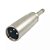 PLUG ADAPTADOR P10 MONO X CANNON MACHO METAL - Imagem 2