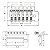 PONTE TREMOLO VINTAGE GUITARRA STRATOCASTER ANDALUZ BT11 CR - Imagem 2