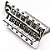 PONTE TREMOLO VINTAGE GUITARRA STRATOCASTER ANDALUZ BT11 CR - Imagem 1