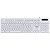 TECLADO USB MULTIMIDIA SLIM BRANCO - TECLAS CHOCOLATE - CABO 1.8M - VINIK - TCB200 - Imagem 1