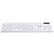 TECLADO USB MULTIMIDIA SLIM BRANCO - TECLAS CHOCOLATE - CABO 1.8M - VINIK - TCB200 - Imagem 2