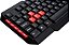 TECLADO TGAMING GT USB PRETO VERMELHO - Imagem 3