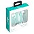 FONE DE OUVIDO SOUND PODS BRANCO COM MICROFONE CABO 1.2M PLUG 3.5MM ESTEREO P3 - SP220B - Imagem 1