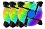 KIT 3 FAN RGB DELTA C1293 4 PINOS - Imagem 2