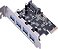 PLACA PCI EXPRESS USB 4 PORTAS 3.0 - Imagem 2