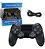 CONTROLE PS4 S/FIO DOUBLE MOTOR VIBRATION YKQ-107 - Imagem 1