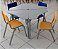 Conjunto escolar com Mesa Trevo - Imagem 1