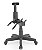 Kit Base ergonômica Back sisnten II  secretária com Backplax M1 - Imagem 1