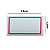 Etiqueta Nº5 com Tarja Vermelha 2,8x1,5cm - Imagem 2