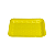 Bandeja de EPS Rasa FR02 Absorvente 14x21x02cm Amarela | Fibraform - Imagem 1