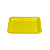Bandeja de EPS Rasa FR03 Absorvente 18x24x02cm Amarela | Fibraform - Imagem 1