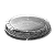 Embalagem PET Redonda para Pizza com Tampa Extra Baixa P-60EB PT | Pplast - Imagem 1