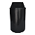 Cesto para Lixo 15L Preto com Tampa Basculante - Imagem 1